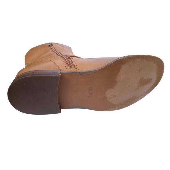 Genuine Coach Tan Leather Tall Riding Boots Light Brown Tan Size 7 - Picture 9 of 10